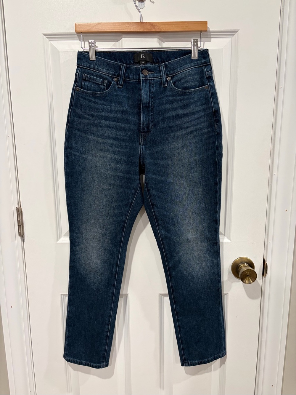 Banana Republic Women's Dark Blue Straight Leg Jeans